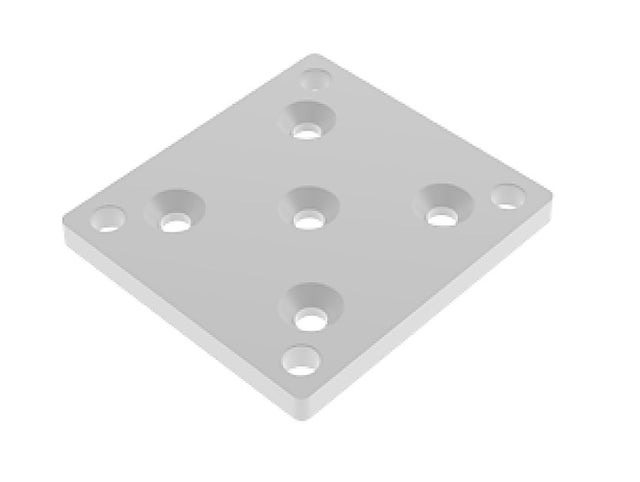 Hliníková kotviaca platňa pre stĺpik 80x80 N