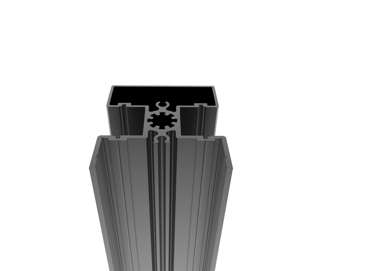 Hliníkový plotový stĺpik 50x60-925mm R7016