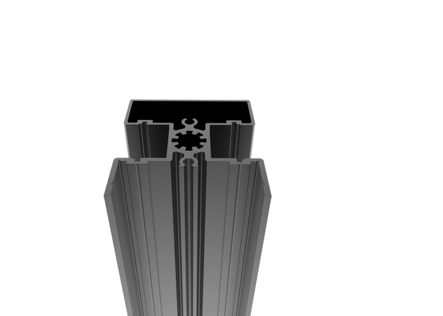 Hliníkový plotový stĺpik 50x60-1850mm R7016