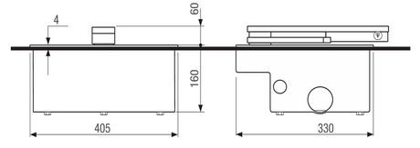 CAME podzemný pohon pre krídlovú bránu