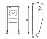 ROLLKIT bezdrôtová fotobunka s odrazkou, max 10m