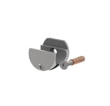 Posuv - držiak vodiacej tyče - stena AISI304, D25m