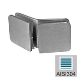 Zasklenie pevne - držiak skla, AISI 304, T 8-10 mm