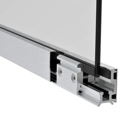 Zasklenie pevné -  set 3m profilu elox-inox