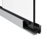 Zasklenie pevné - profil U skladaný z dvoch časti