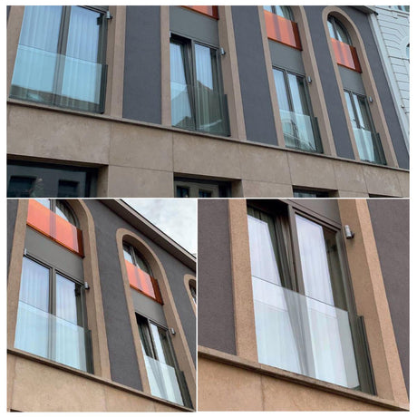 Francúzske okno AL rám bez skla, kotvenie do okna