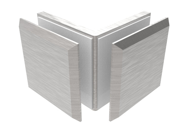 Zasklenie pevne - spojka skla 90° Zamak, T 8-10 mm