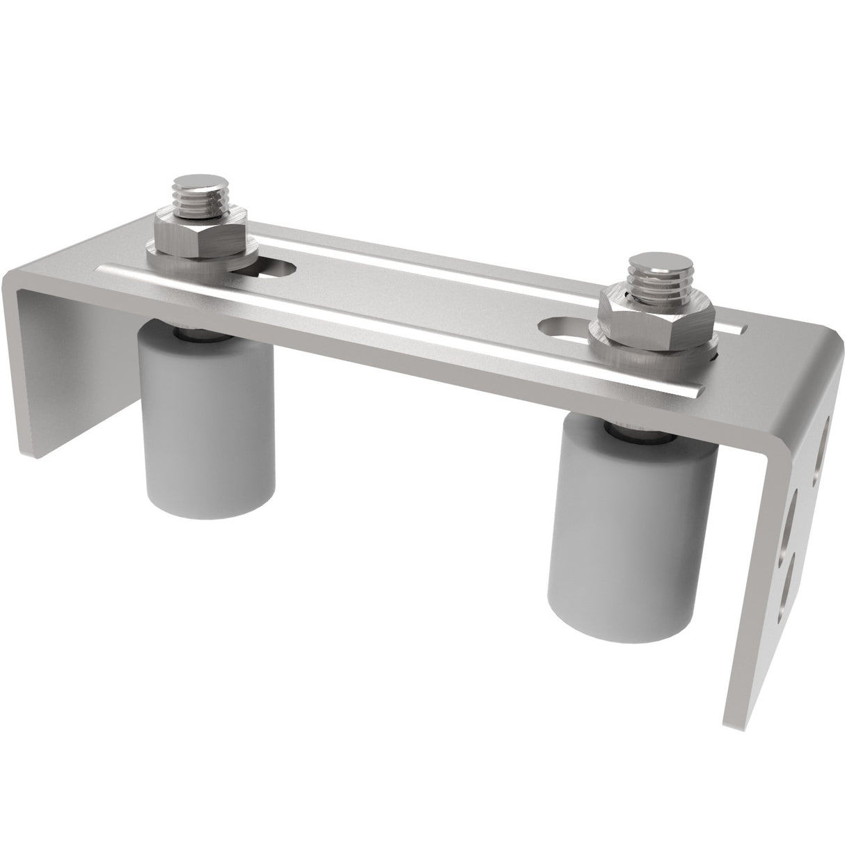 Vedenie horné 2 rolky, INOX, 165x57mm, D30