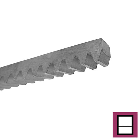 Hrebeň oceľový Zn, 30x30mm, L1m, max 5000kg