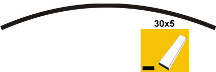 Predhnutý oblúk 30x5, P200, L1940mm
