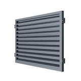 Plotové pole hliníkové 2000x1200mm lamela antr.