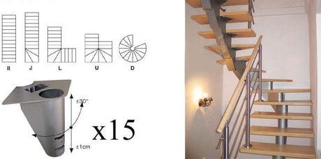 Schodisko SEGMENT NS270 sada Vmax 2860mm Vmin 2580