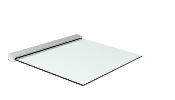 Presklená strieška hliník profil