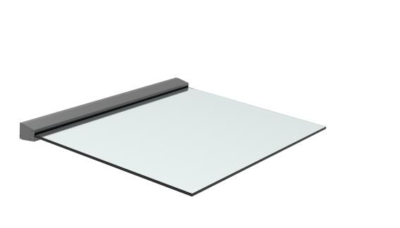 Presklená strieška hliník profil