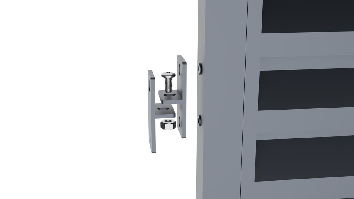 Plotové pole hliníkové 2000x1200mm lamela antr.