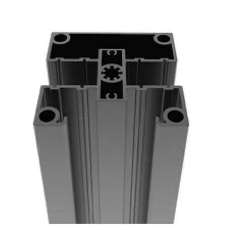 Hliníkový plotový stĺpik 80x80-6000mm R7016