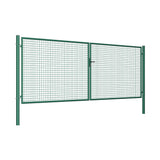 Brána 2kr. ROUND ZnPVC 4000x1500mm, zelená