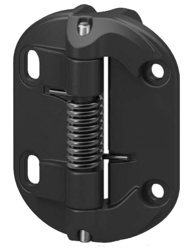 Záves na brány, s pevnou pružinou