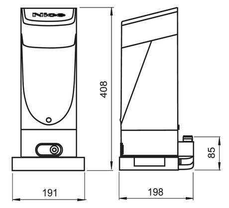 NICE pohon pre posuv. brány, set, max 400kg