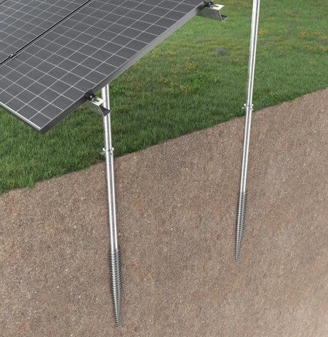 Pozemná skrutkovaná konštr. pre 24 panelov