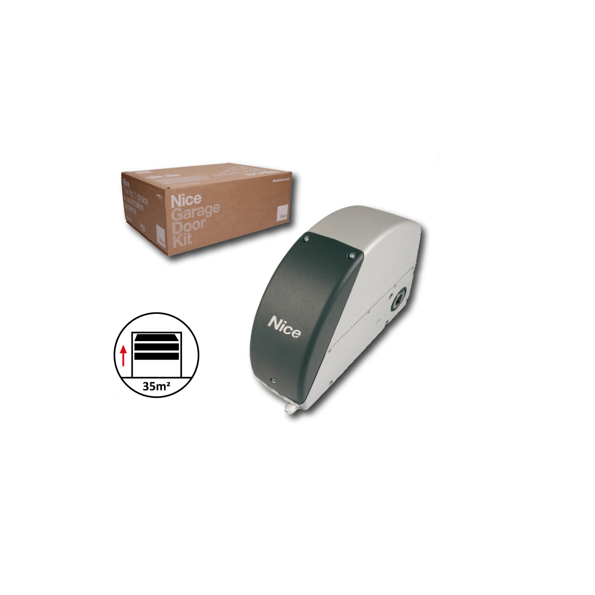 Priemyselný  pohon s enkoderom pre sekčne brány do 35m2