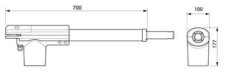 Motor NICE - TOO do 3m