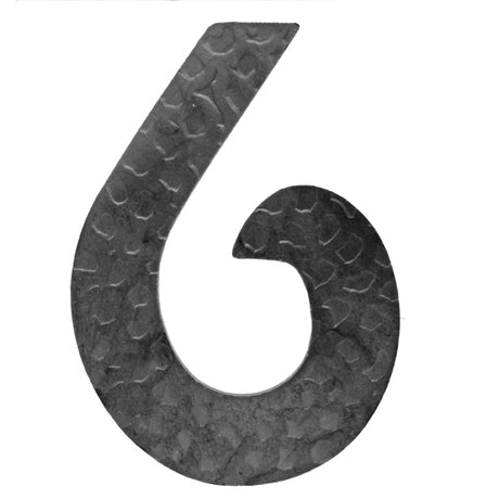 Číslica kovaná "6" h 120, t3mm