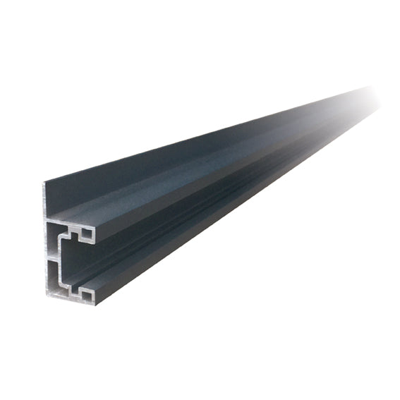 "F" profil 3000mm na montáž plotovej výplne do rámu, antracit