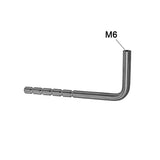 Držiak madla na stenu bez vaničky