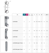Kotvenie bočné - platňa