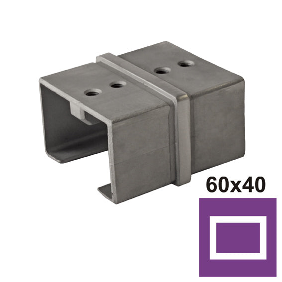 Madlo-držiak skla-spojka AISI 316,60x40mm