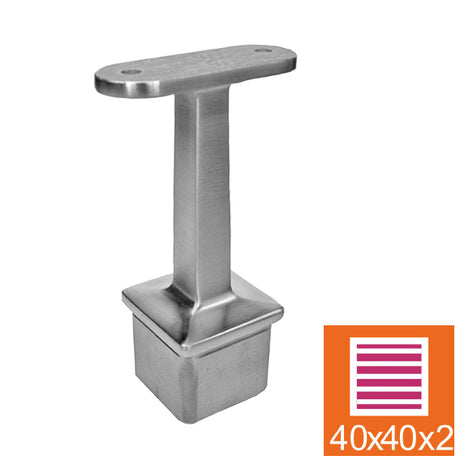 Držiak madla na stĺpik pevny