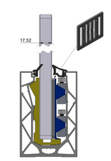 AL-profil, vymedzovacia podložka
