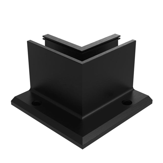 Celosklenené zábradlie-roh. profil-vrchné kotvenie