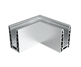 Celosklenené zábradlie-roh. profil-vrchné kotvenie