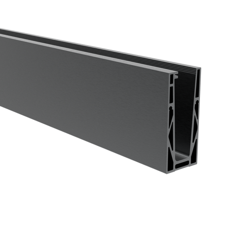 Celosklenené zábradlie-profil dutý-vrchné kotvenie