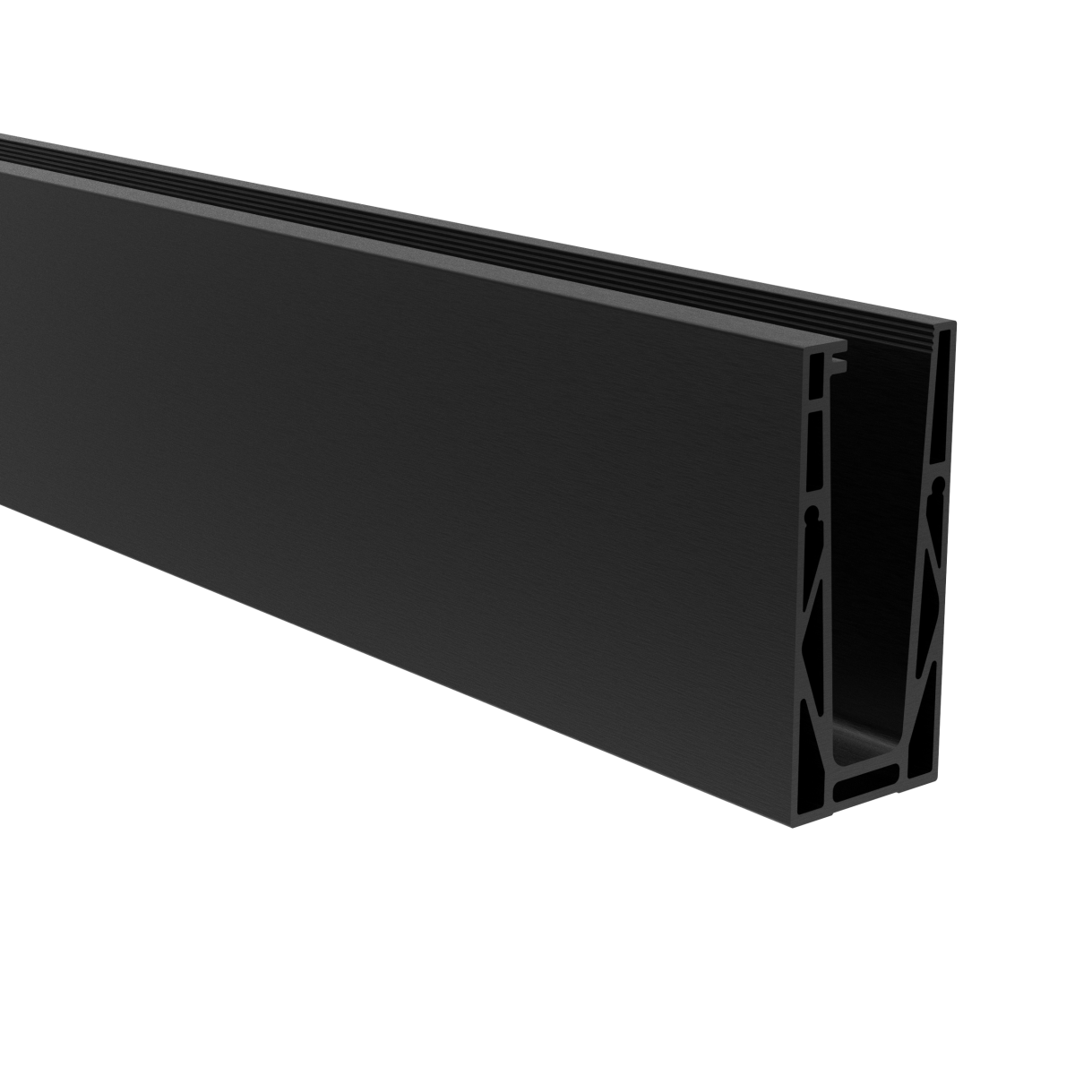 Celosklenené zábradlie-profil dutý-vrchné kotvenie