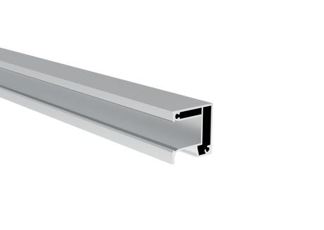 Hliníkový plotový adaptér pre 21mm výplne - 6000mm