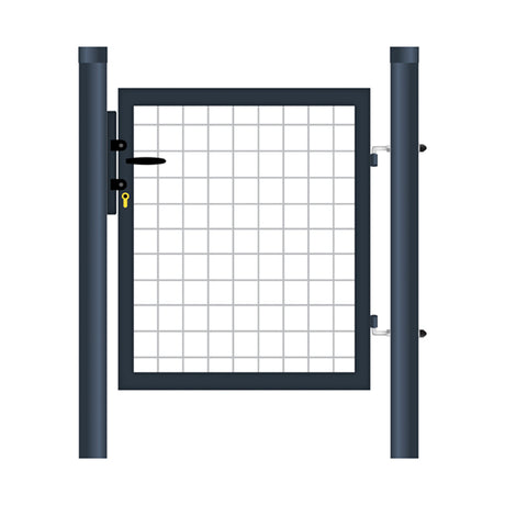 Bránka 1kr. Eco ZnPVC 1000x1250mm antracit
