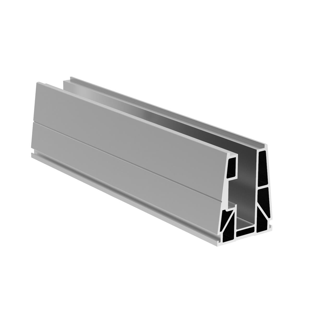 Celosklenené zábradlie-profil dutý-vrchné kotvenie