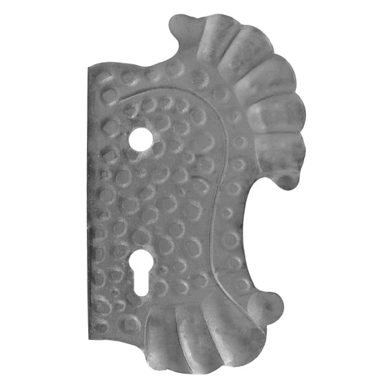 Štítok bránový zdobený P 275x160, t3, C90, D22mm