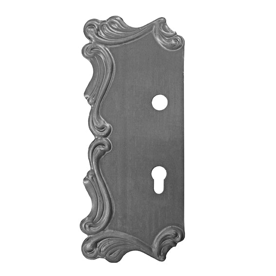 Štítok bránový zdobený Ľ 315x135, t2, a90, d20mm