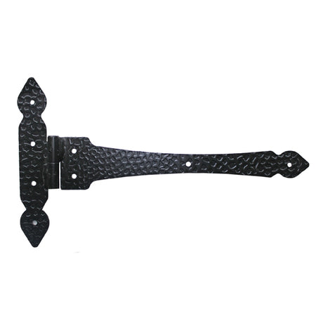 Okrasný záves, kovanie ľavé, black 355x205, t3mm