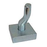 Záves spodný bez príruby - komplet Zn, D24