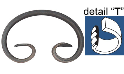 Element tvaru-C 140x80, 12x6mm