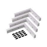 Zárubňový profil pre sklenené dvere "L"