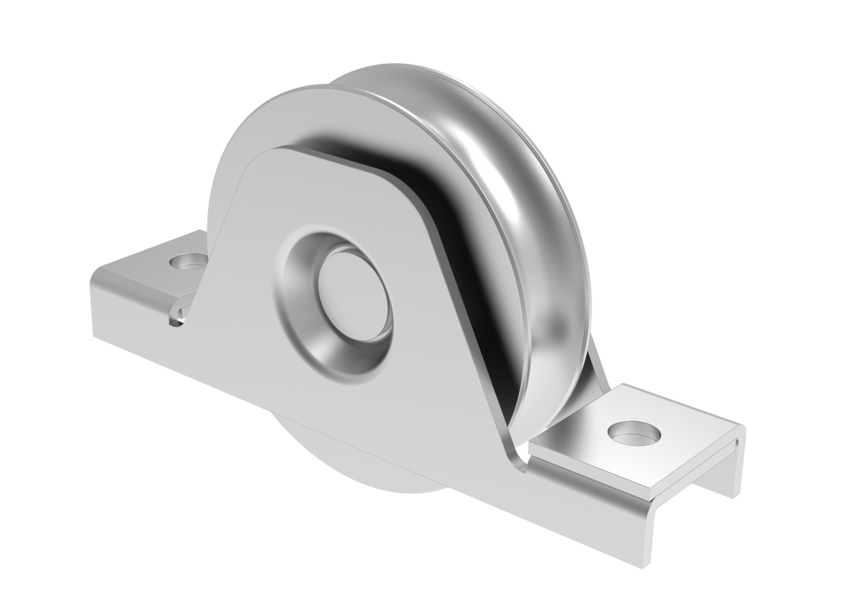 Pojazdové koliesko komplet -U, Zn, D100mm