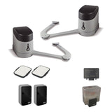 Nice kĺbový pohon pre dvojkrídlovú bránu, sada s fotobunkami