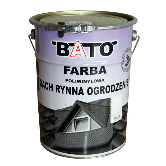 Farba polyvinylová, biela RAL9003 satin 6,3kg (5L)