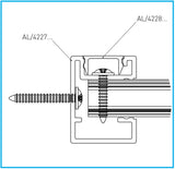 Hliníková plotová výplň 17x107-6000mm